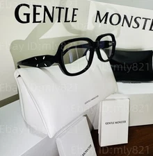 GentleMonster Sunglasses Maison Margiela x MM114 01 Black Frame Clear Lenses