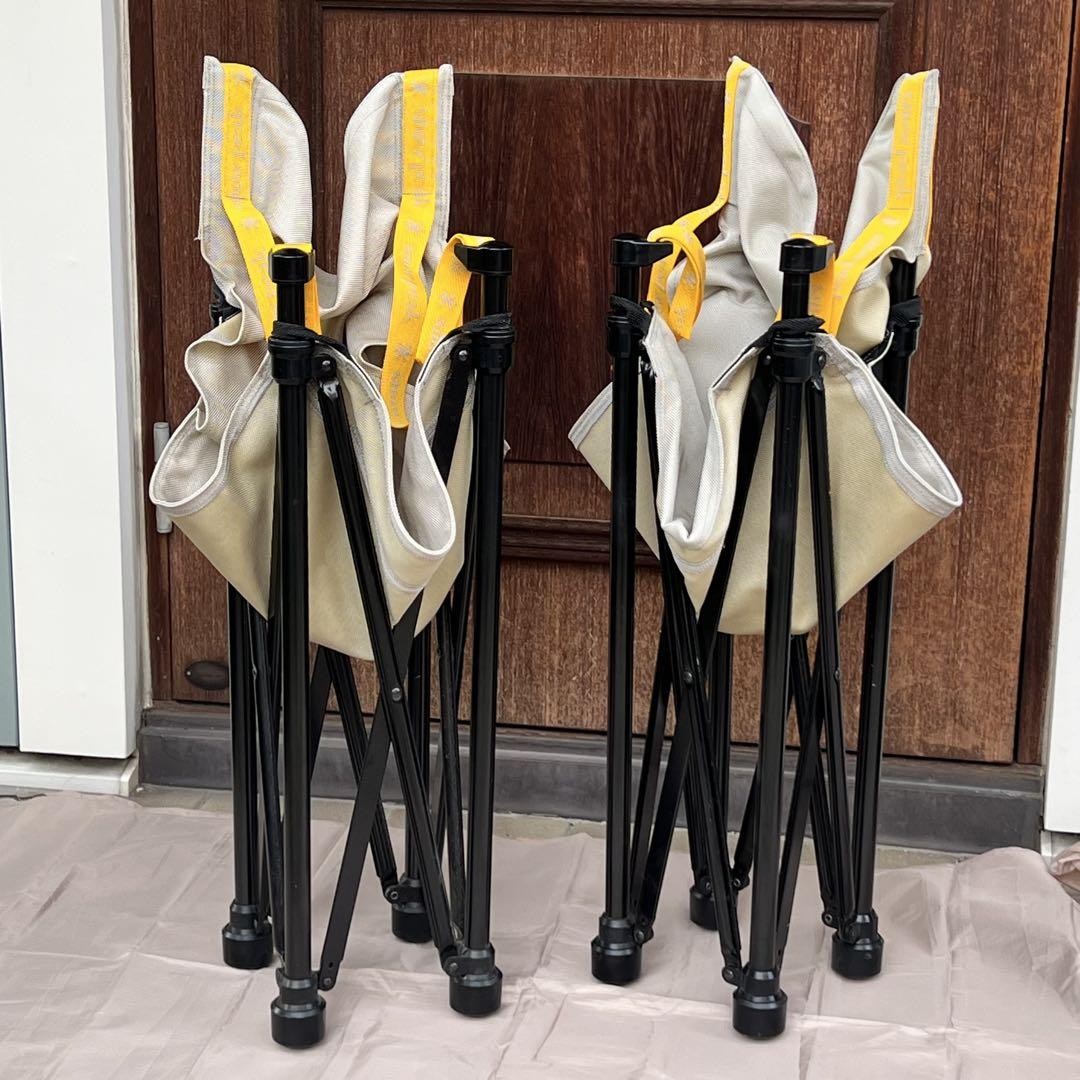 Discontinued Set Of 2 Snowpeak Chair Yellow Independent