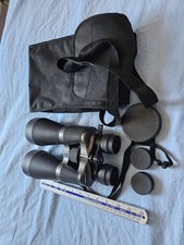 Vintage TRAVELER Large 10"  ZOOM  10-30 x 60 BINOCULARS In Case