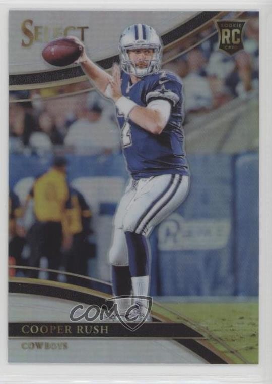 2017 Panini Select Field Level Silver Prizm Cooper Rush #267 Rookie RC nd3