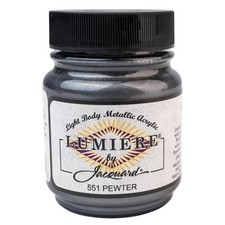 Jacquard Lumiere Metallic Shimmer Paint 2.25Oz Opaque For Fabric And Wood