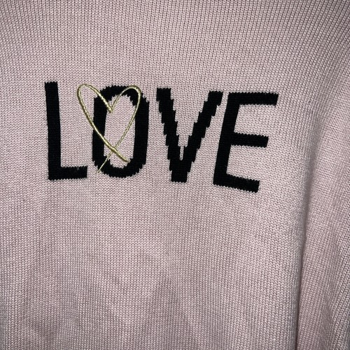 Victoria’s Secret Love Sweater Size Small Pink - Picture 2 of 10