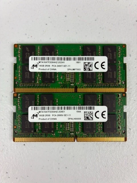 25+ Micron DDR4 SDRAM 32 GB Total Capacity Memory (RAM) for sale