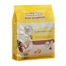 Dried Mealworms 5LB, 100 Natural, Non-GMO Mealworms for Chickens High Prot...