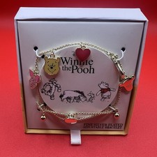 Disney Winnie The Pooh Fine Silver Plated Adjustable Bracelet