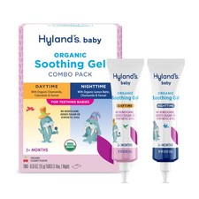 Hylands Baby Organic Day and Night Soothing Gel Combo Pack, Cooling Gel for
