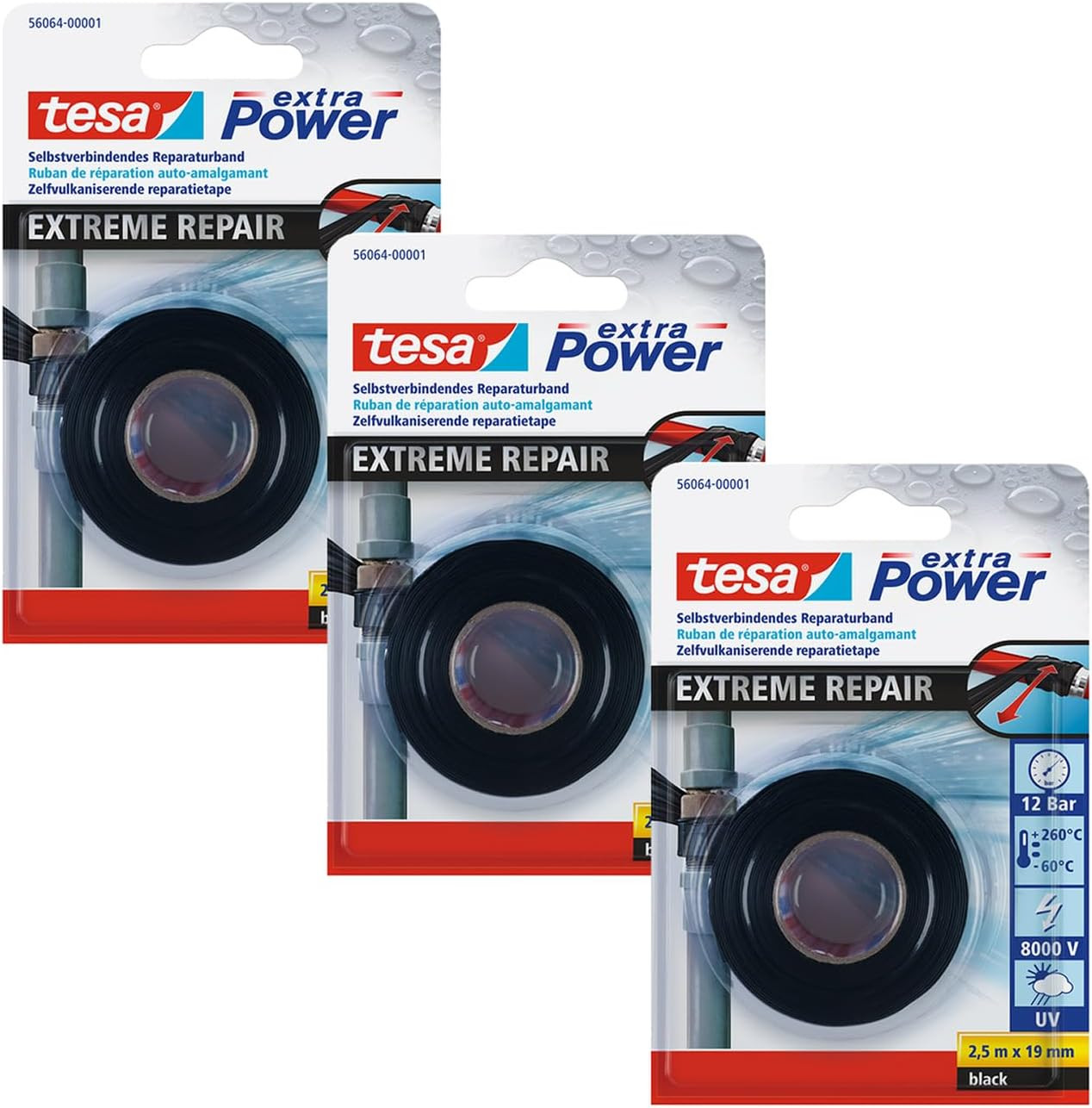 Nastro Silicone Autosaldante Extra Power Extreme Repair 3x - Top E-Commerce