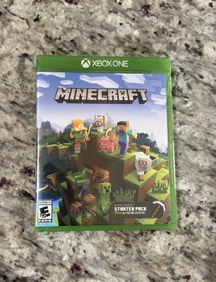 BRAND NEW SEALED - Minecraft for Xbox One + Starter Pack