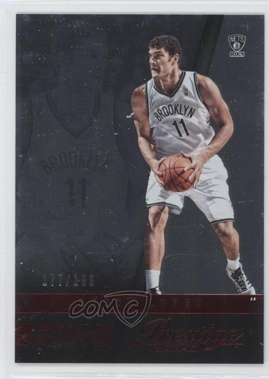 2014-15 Panini Prestige Bonus Shots Red Plus 177/199 Brook Lopez #66 1w0