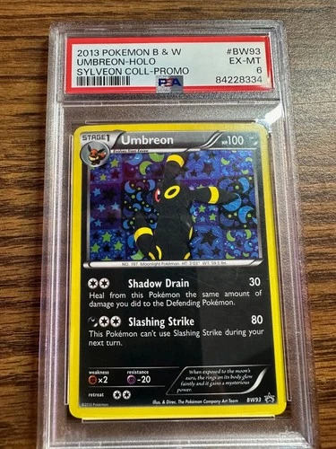 Umbreon BW93 Black & White Promo Holo PSA 6