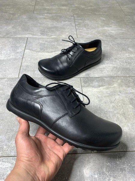 Men Birkenstock Heels Black Leather 40.5