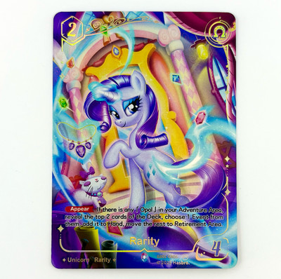 Kayou My Little Pony TCG Starter Deck Colorful Rare Card Rarity SD01-CR06 Eng.