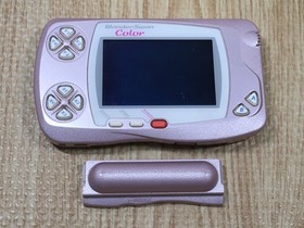 LG7076 Tested Working - Wonder Swan Color Pearl Pink Console Japan