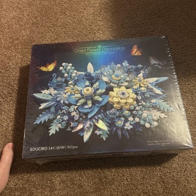 Jie Star Botanical Garden Dried Flower Decoration 917 Pieces Snap Together