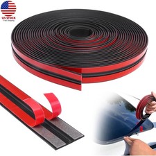 16.4Ft Car Window Door Edge Seal Strip Rubber...