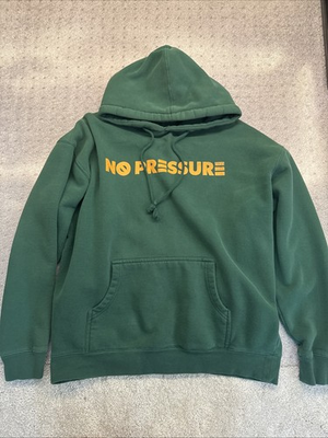 #ad Logic “No Pressure” Long Sleeve Pullover Hoodie Men’s Large Good Condition $17.99