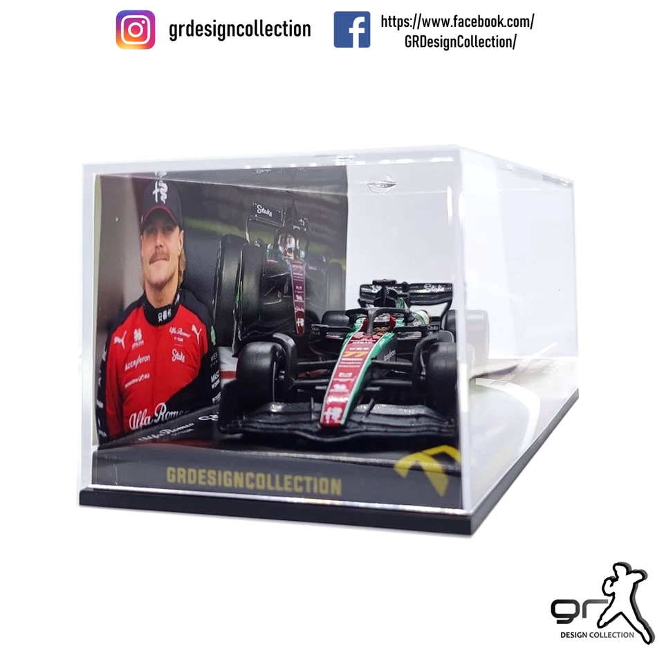 Valtteri Bottas - Alfa Romeo C43 - F1 Italian GP 2023 / Burago / 1:43 - Immagine 4 di 4
