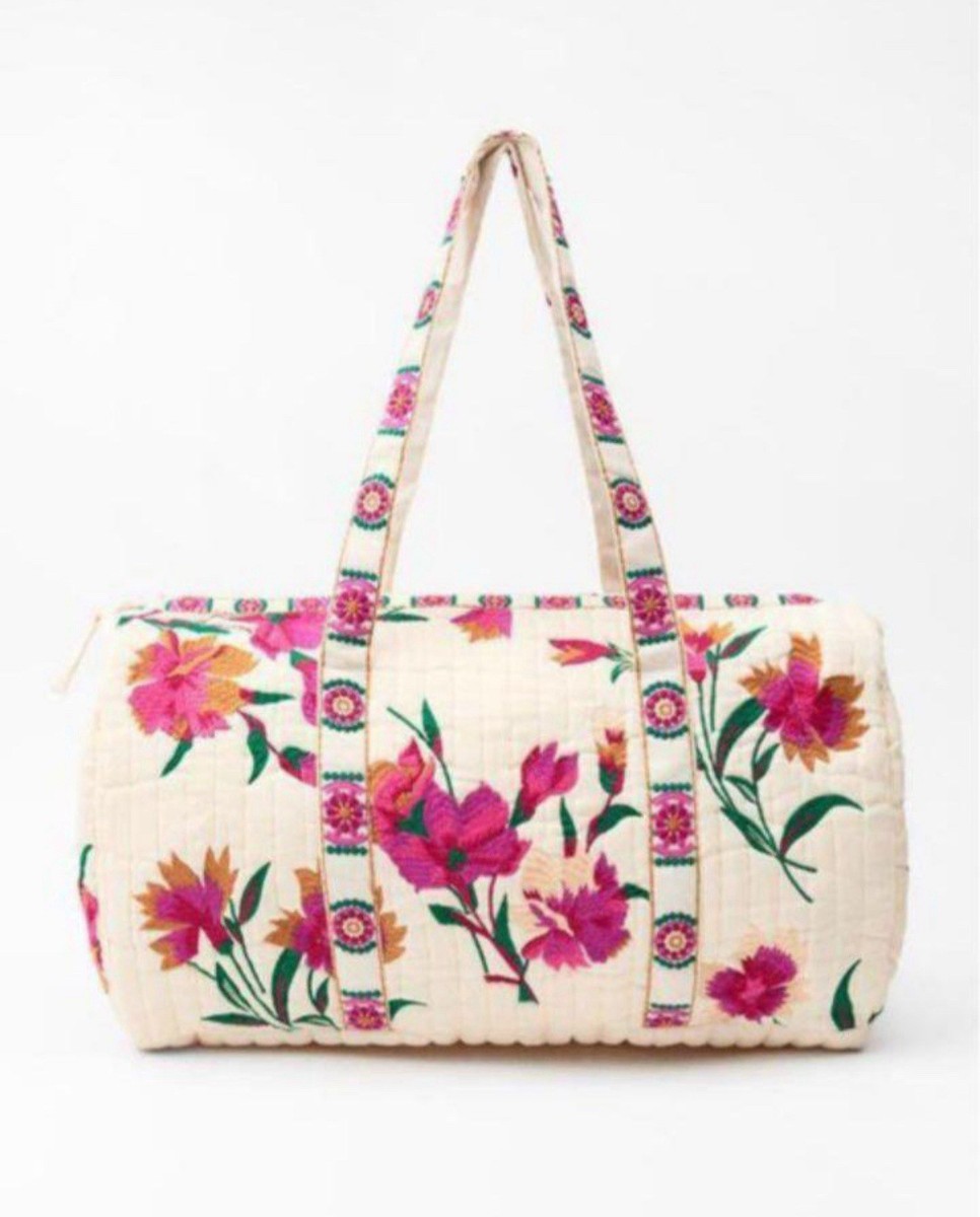 ZARA EMBROIDERED QUILTED BAG | eBay