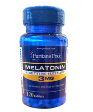 Puritan's Pride Melatonin 1mg, 3mg, 5mg 120,240 Tablets