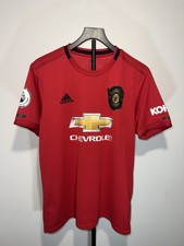 adidas Manchester United Rashford #10 Soccer Jersey Men’s L Red/Black