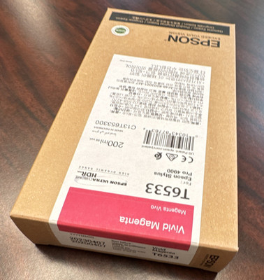 Epson Genuine/Original T6533 Vivid Magenta Ink Cartridge for Epson, Epson T6533