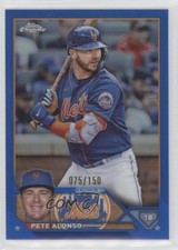 2023 Topps Chrome Blue Refractor 75/150 Pete Alonso #75 0s55