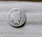 1912 P SILVER BARBER DIME