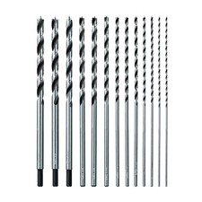 13PCS Brad Point Wood Drill Bit Set Carbon Steel Wood Drill Bit Set for Hardw...