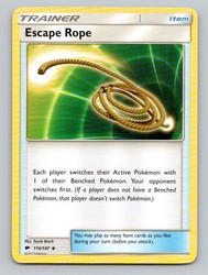 Escape Rope 114/147 Burning Shadows Uncommon Trainer