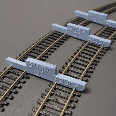 AZUDA OO Gauge Double Track Spacer – 2″ (51mm) | Pack of 3