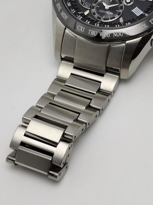 箱保付美品SEIKO ASTRON SBXB137 8X42-0AB0-3 SEIKO Astron 8X42-0AB0-3 SBXB137 Black Dial Solar Men's