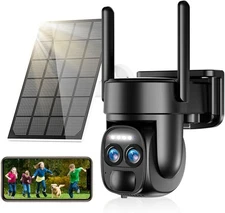 AI Powered Smart Battery Security Camera Home Night Vision Wi-fi
