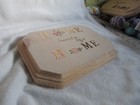 small Home sweet Home sign with gold lettering and pink flowers — photo 2