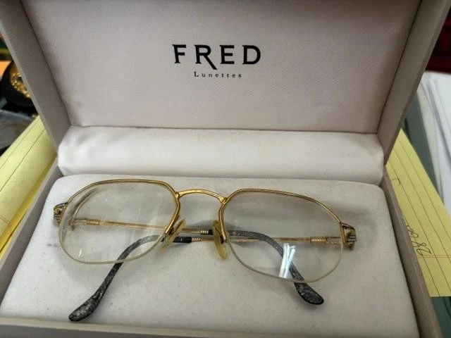 Fred Gold Eyeglass Frames for sale - eBay
