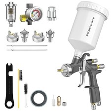 D1 LVLP Air Spray Gun Premium Kit, Easy to Use, LVLP Spray Gun Premium Kit