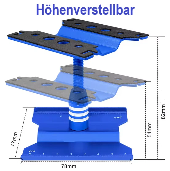 RC Auto Reparaturständer Montageplattform Aluminium RC Auto 1/10 1/12 1/14 1/16 - Bild 3 von 4