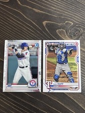 Sam Huff 2021 Bowman 1st Bowman Chrome Prospect #BCP-33 - Texas Rangers