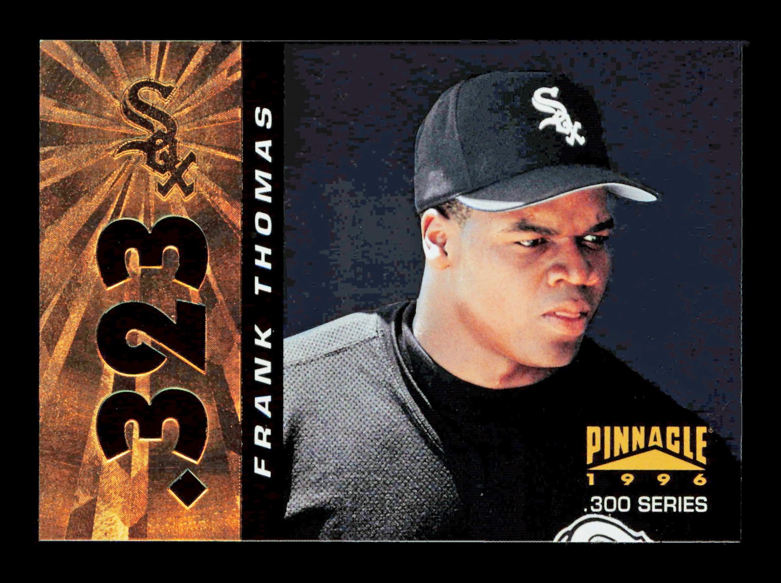 1996 Pinnacle #323 Frank Thomas The 300 Series Chicago White Sox