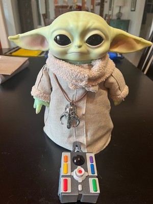 Star Wars The Mandalorian  The Child  Real Moves Plush-Mattel (Baby Yoda/Grogu)