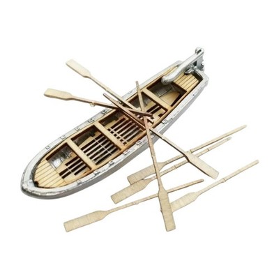 1/100 Kleines Rettungsboot Modellbausatz Mini Segelboot Geschenk Kleinboot Modell Zubehör