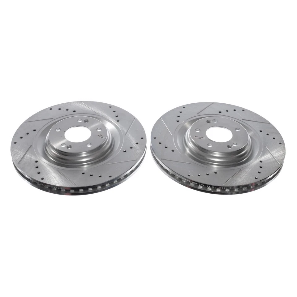 PowerStop JBR1936XPR Brake Rotors For Hyundai Elantra N 2022-2023 Front Foto 2 de 4