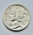 1916-S Mercury Dime 10C Silver Key Date San Francisco Mint GEM BU Coin