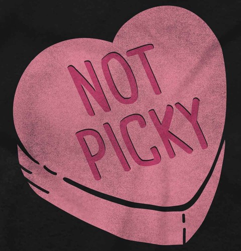 Valentine's Day Conversation Heart Not Picky Womens Hooded Sweatshirts Hoodies - 第 2/8 張圖片