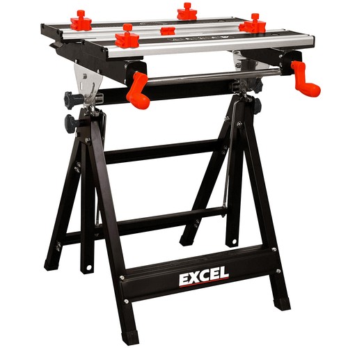 Heavy Duty Portable Workmate Folding Tilting Work Bench Stand Height