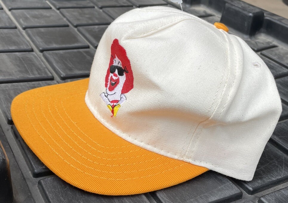 Vintage 90s Ronald McDonald Snapback Hat Cap American Needle Toon