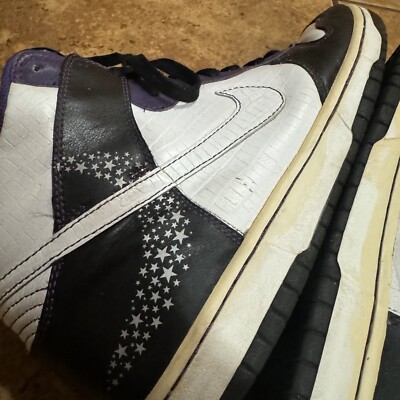 2006 Nike Dunk High Premium Croc Star Quasar Purple Men's