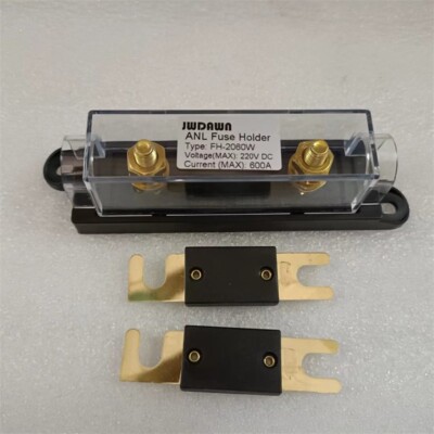1*ANL Fuse Holder Distribution Block + 2*Compatible with SIBA ANL Fuse 30A-300A