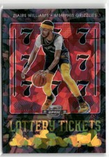 2021-22 Optic #10 Ziaire Williams Lottery Ticket Red Cracked Ice ☘️729