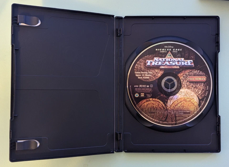 National Treasure (DVD, 2005, Full Screen) - Image 3 of 4