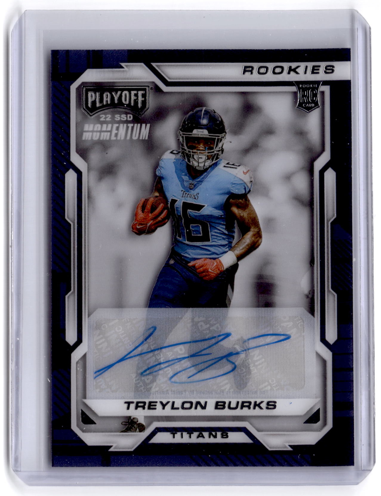 2022 Panini Chronicles #PMR-12 Treylon Burks Playoff Momentum Rookies Autographs
